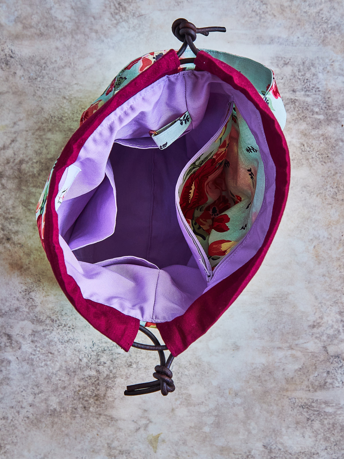 Handmade Drawstring Project Bag | Knitting & Crochet Tote | Yarn Storage Bag | Gift for Makers
