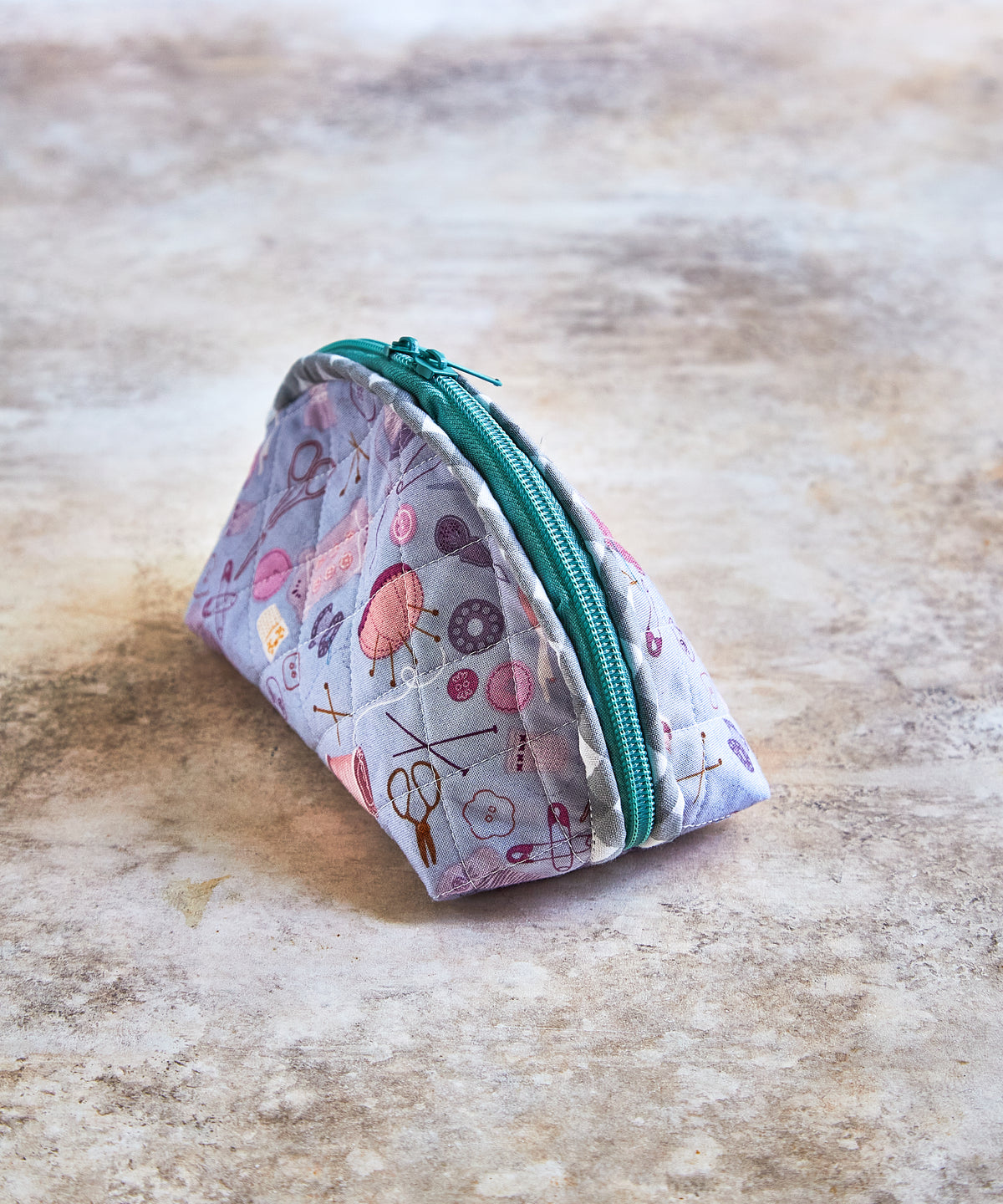 Small Dumpling Zippered Pouch | Mini Makeup Bag | Earbud & Lip Balm Case | Sewing Essentials