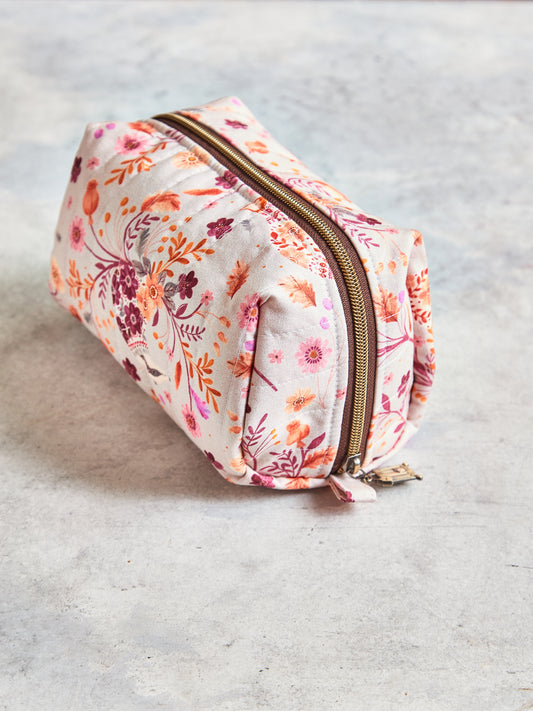 Large Toiletry Bag with Interior Pockets | Travel Organizer | Makeup & Toiletries Storage | Handmade Cosmetic Bag