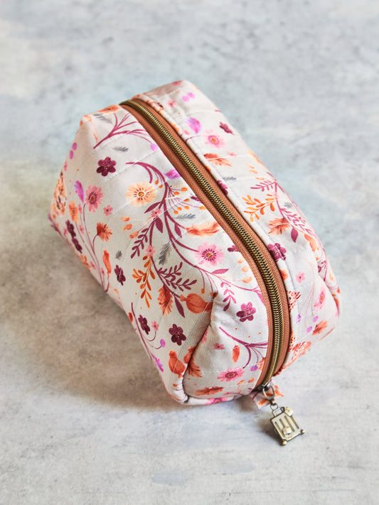 Large Toiletry Bag with Interior Pockets | Travel Organizer | Makeup & Toiletries Storage | Handmade Cosmetic Bag