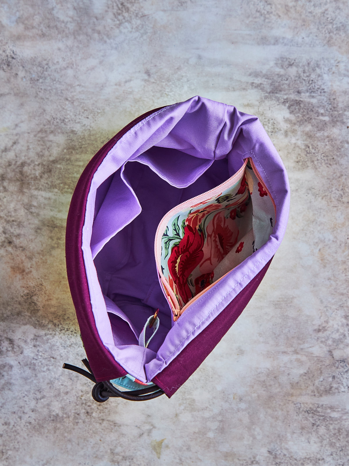 Handmade Drawstring Project Bag | Knitting & Crochet Tote | Yarn Storage Bag | Gift for Makers