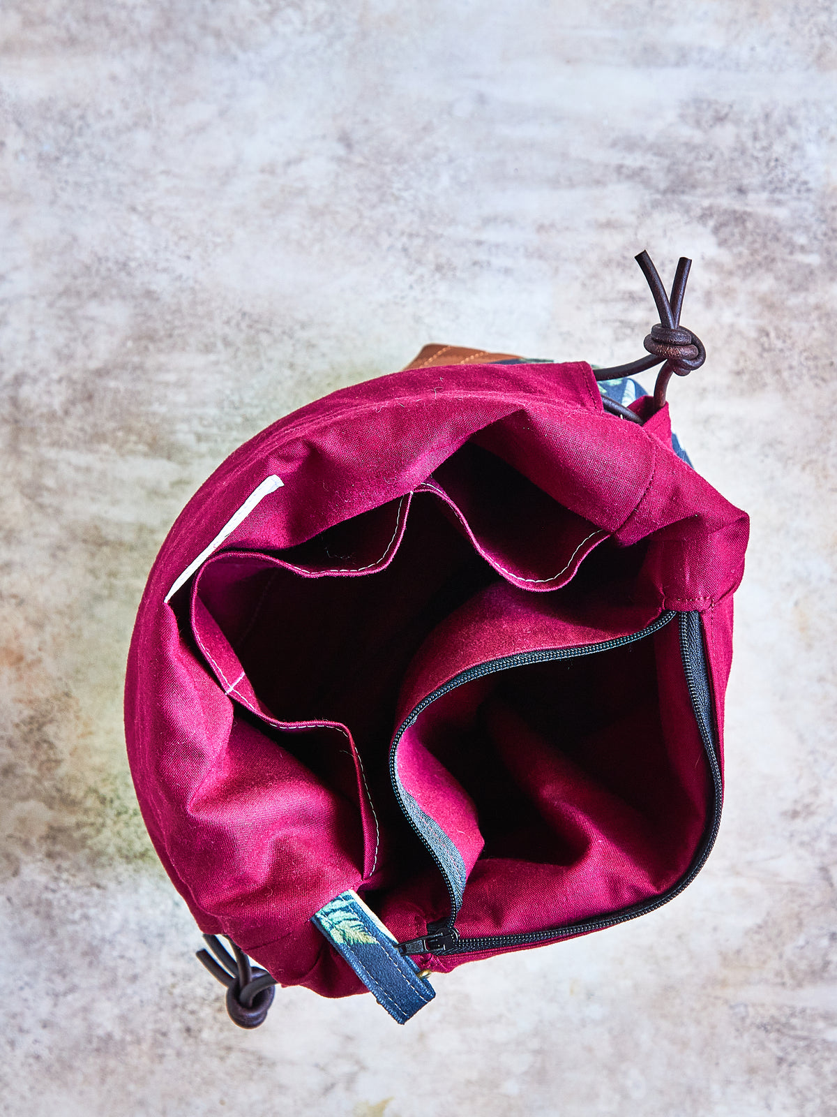 Handmade Drawstring Project Bag | Knitting & Crochet Tote | Yarn Storage Bag | Gift for Makers