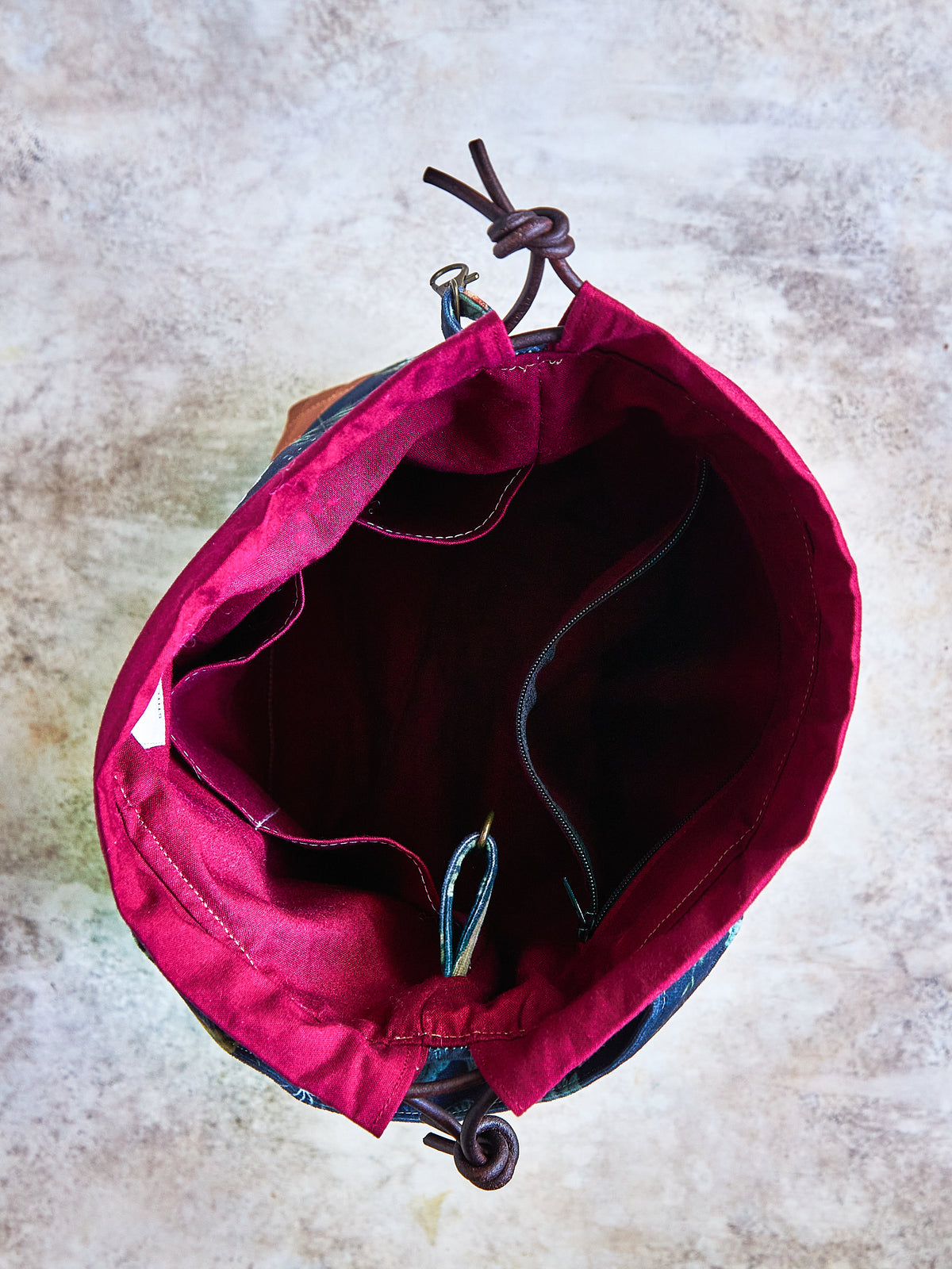 Handmade Drawstring Project Bag | Knitting & Crochet Tote | Yarn Storage Bag | Gift for Makers
