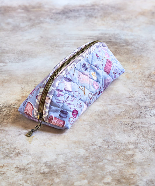 Zippered Pouch, Tech Organizer, Cosmetic Bag, Travel Organizer