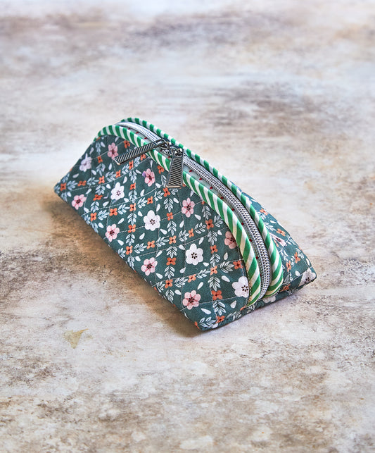Zippered Pouch, Tech Organizer, Cosmetic Bag, Travel Organizer